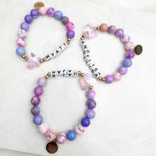 Load image into Gallery viewer, Butterfly Jade Name Bracelet