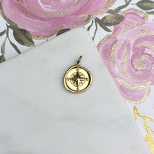 Load image into Gallery viewer, Small Compass Charm