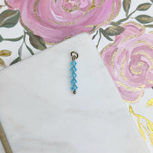Load image into Gallery viewer, Bicone Crystals Charm