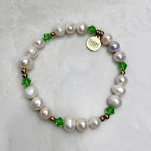 Load image into Gallery viewer, Peridot & Pearls