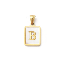 Load image into Gallery viewer, Mother Pearl Initial