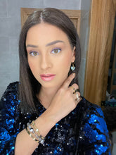 Load image into Gallery viewer, Abalone Heart Earrings