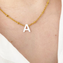 Load image into Gallery viewer, Mother of Pearl Initial