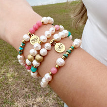 Load image into Gallery viewer, Marigold Pearl Bracelet