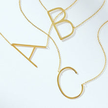 Load image into Gallery viewer, Large Initial Necklace