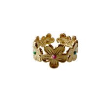 Load image into Gallery viewer, Colorful Daisy Ring