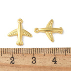 Dainty Gold Airplane