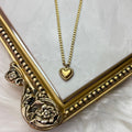 Cuban Chain Heart Necklace