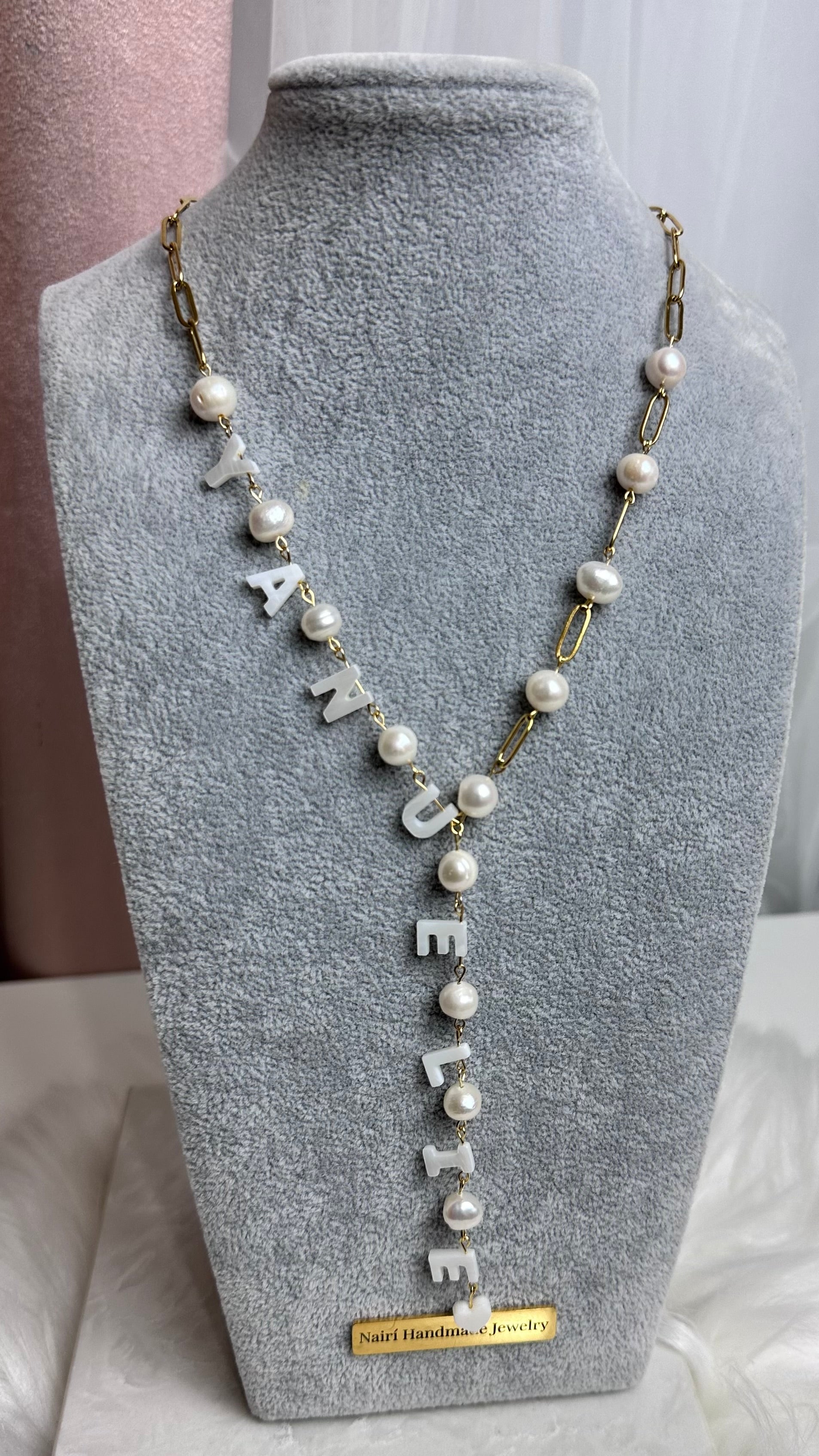 Lariat Name Necklace