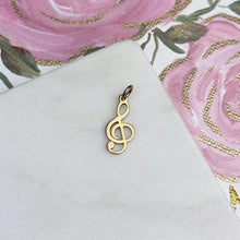 Load image into Gallery viewer, Treble Clef Charm
