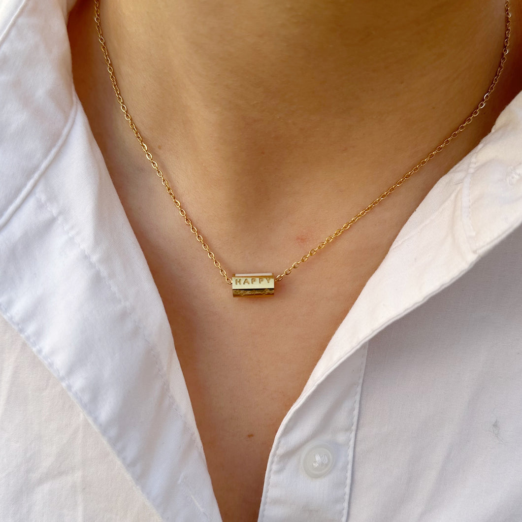 Happy Dainty Necklace