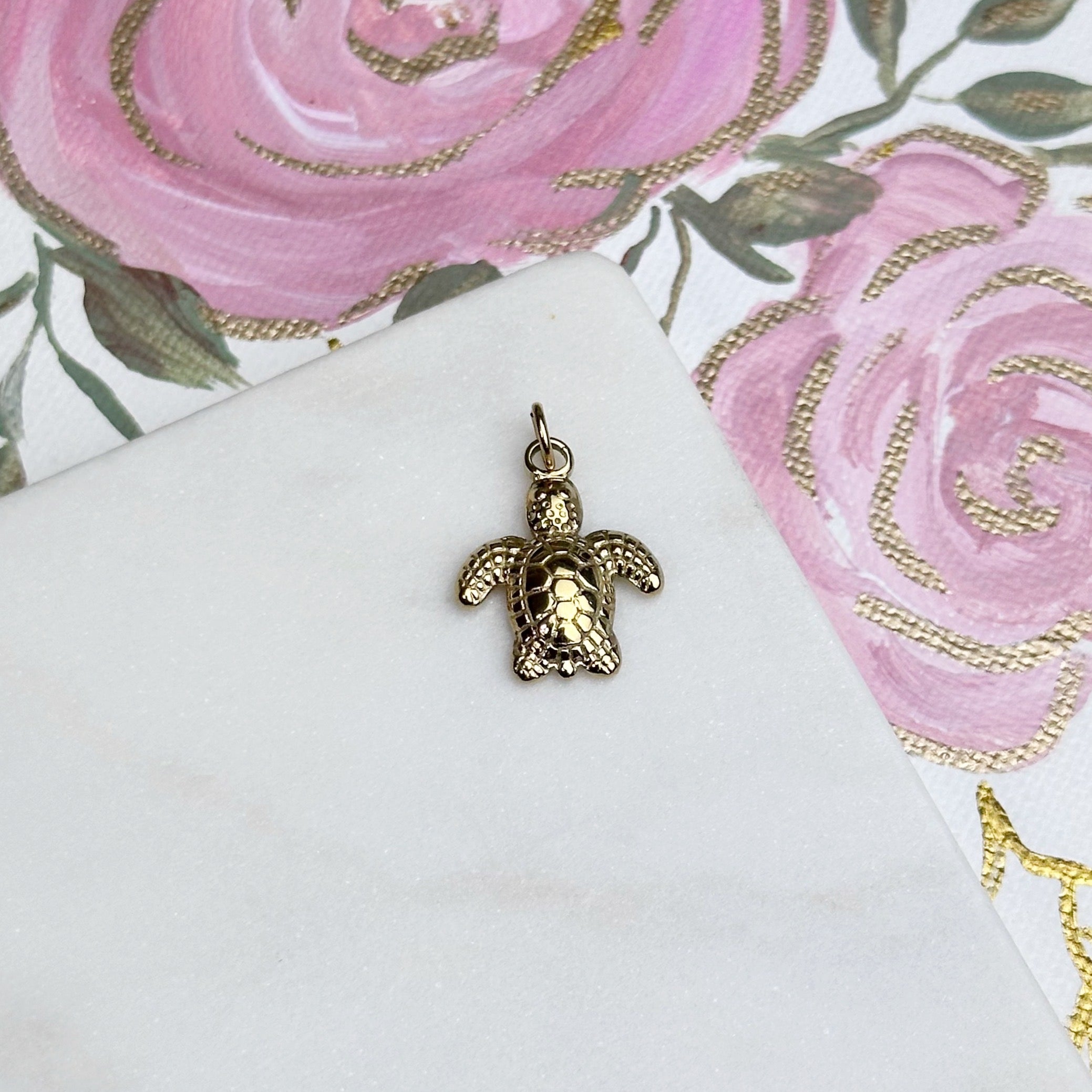 Dainty Sea Turtle Charm