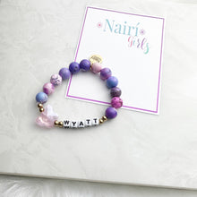 Load image into Gallery viewer, Butterfly Jade Name Bracelet
