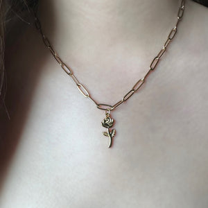 The Rose Necklace (Gold)