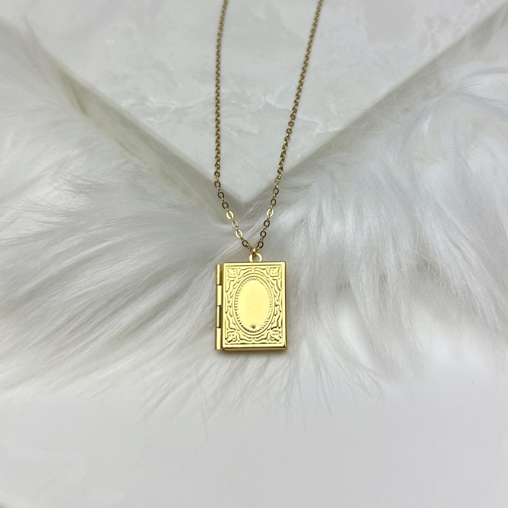 The Book Locket Necklace