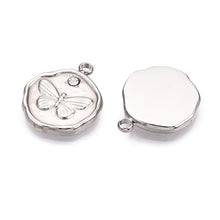 Load image into Gallery viewer, Shine Butterfly Silver Charm
