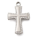 Faithful Cross Silver Charm