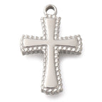 Faithful Cross Silver Charm