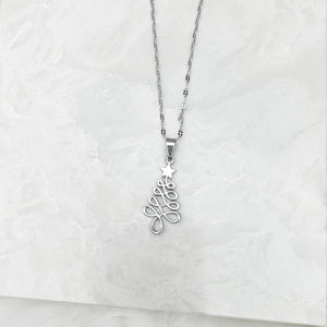 Christmas Tree Necklace