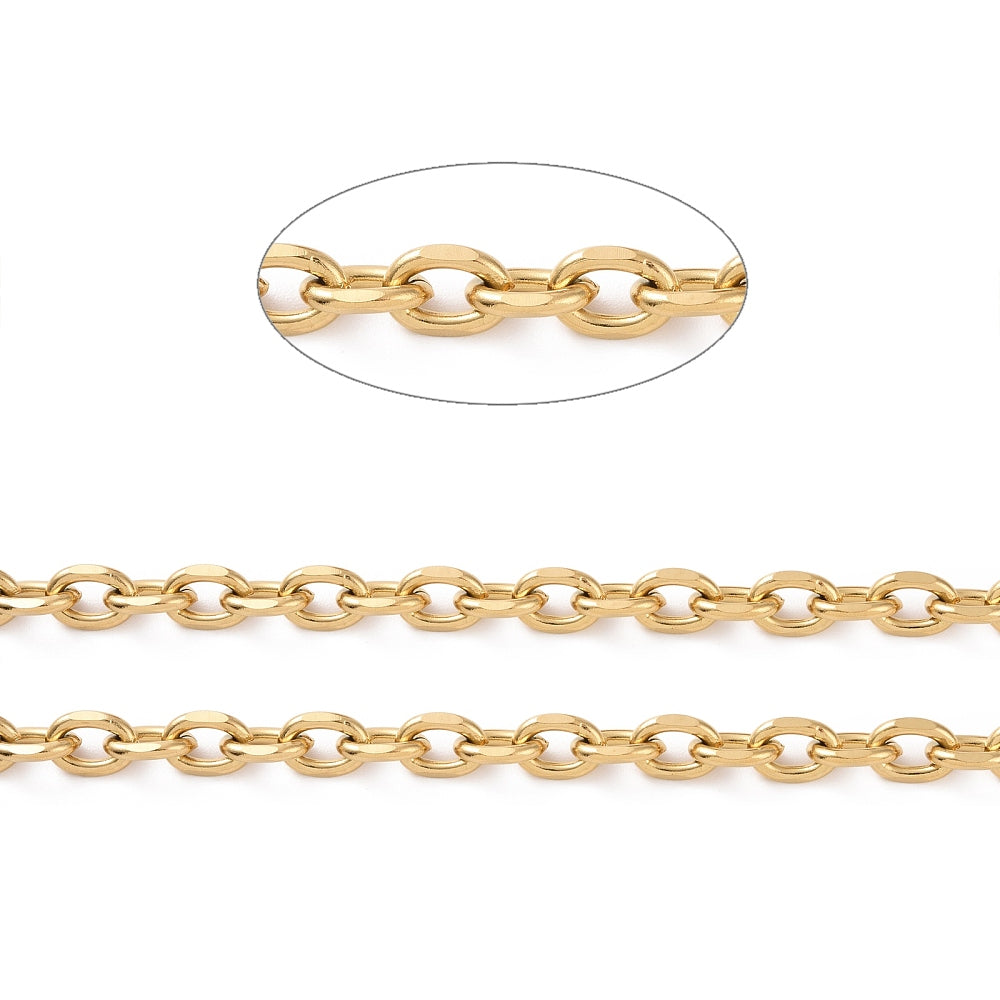 Diamond Cut Cable Chain