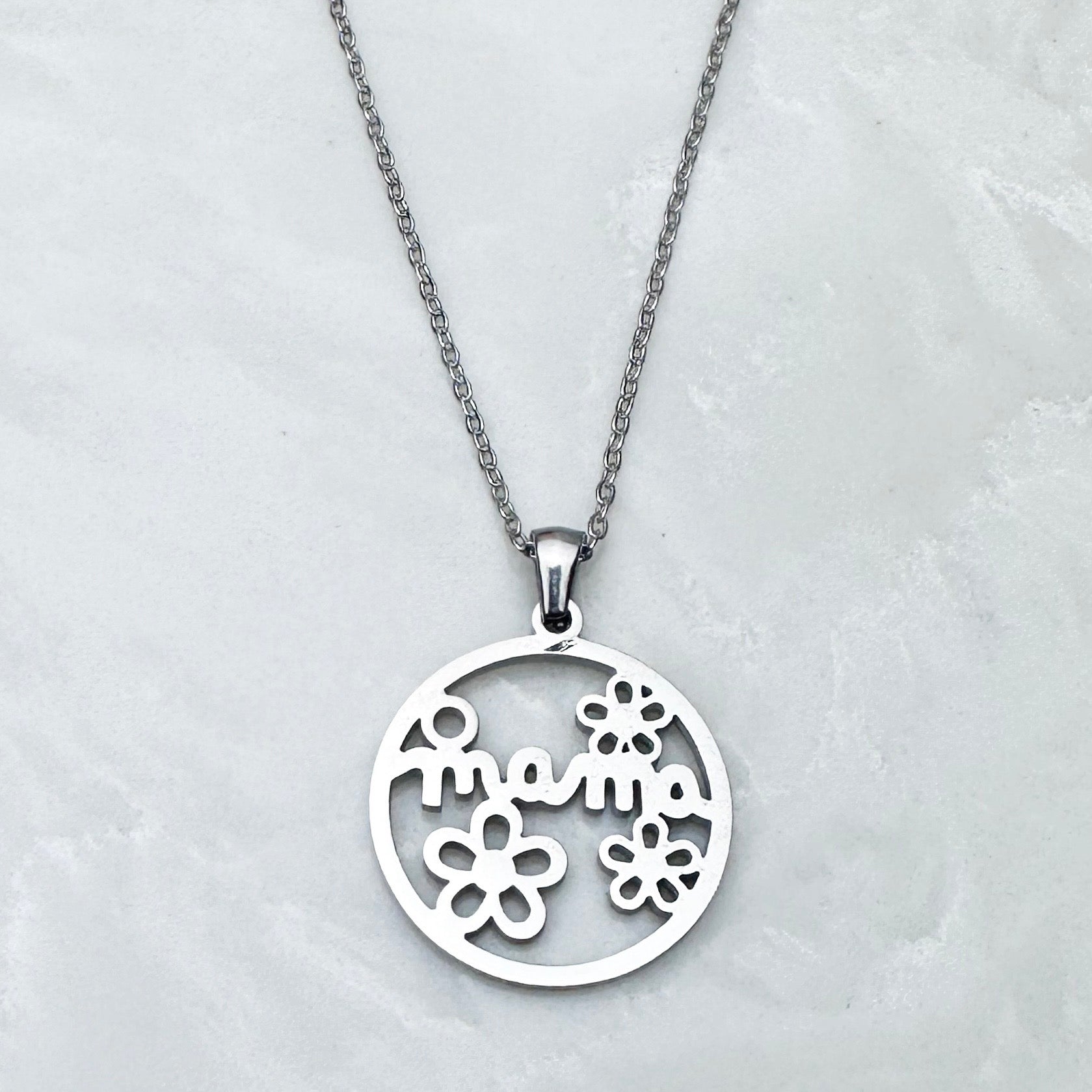 Mama Flower Necklace