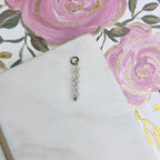 Bicone Crystals Charm