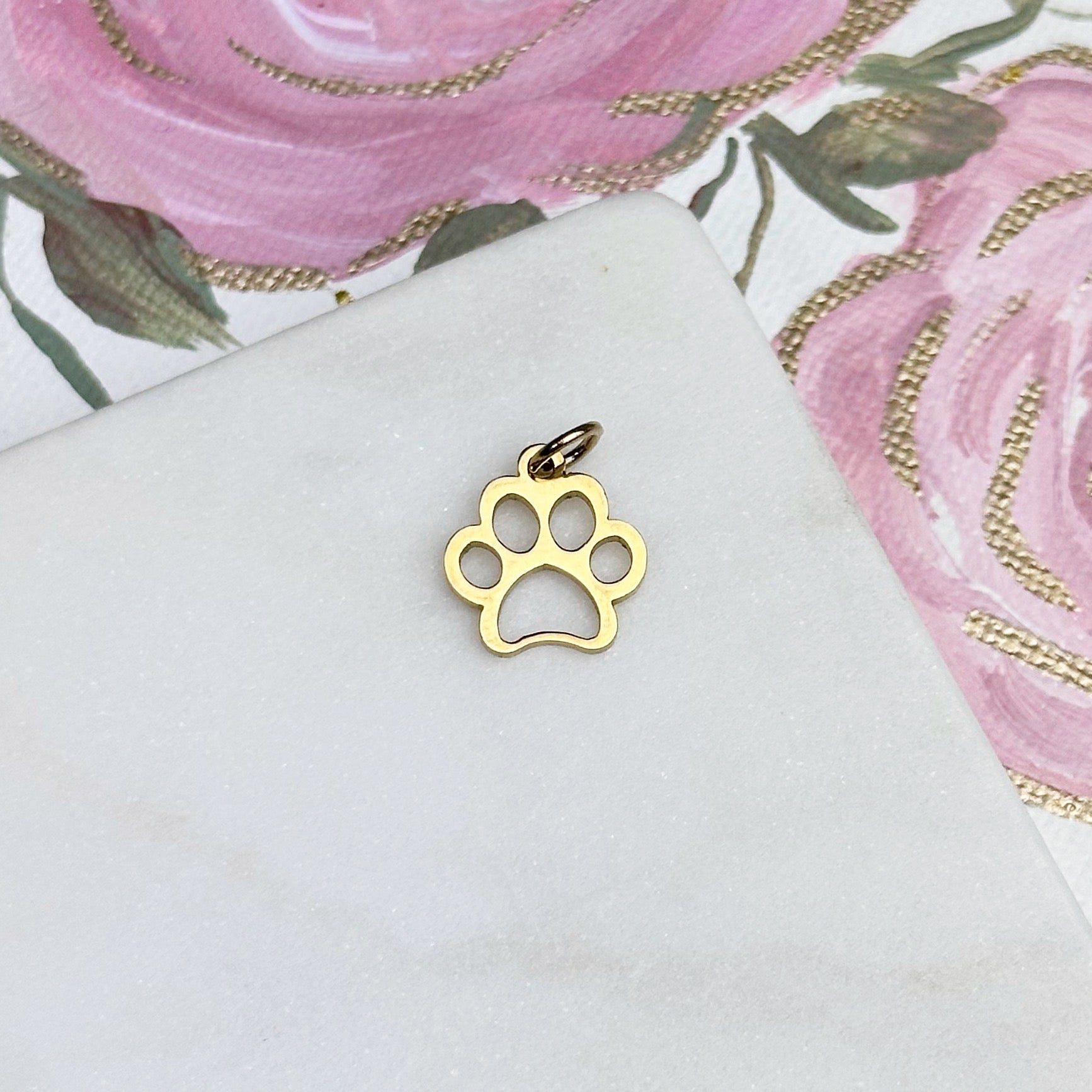 Paw Print Charm