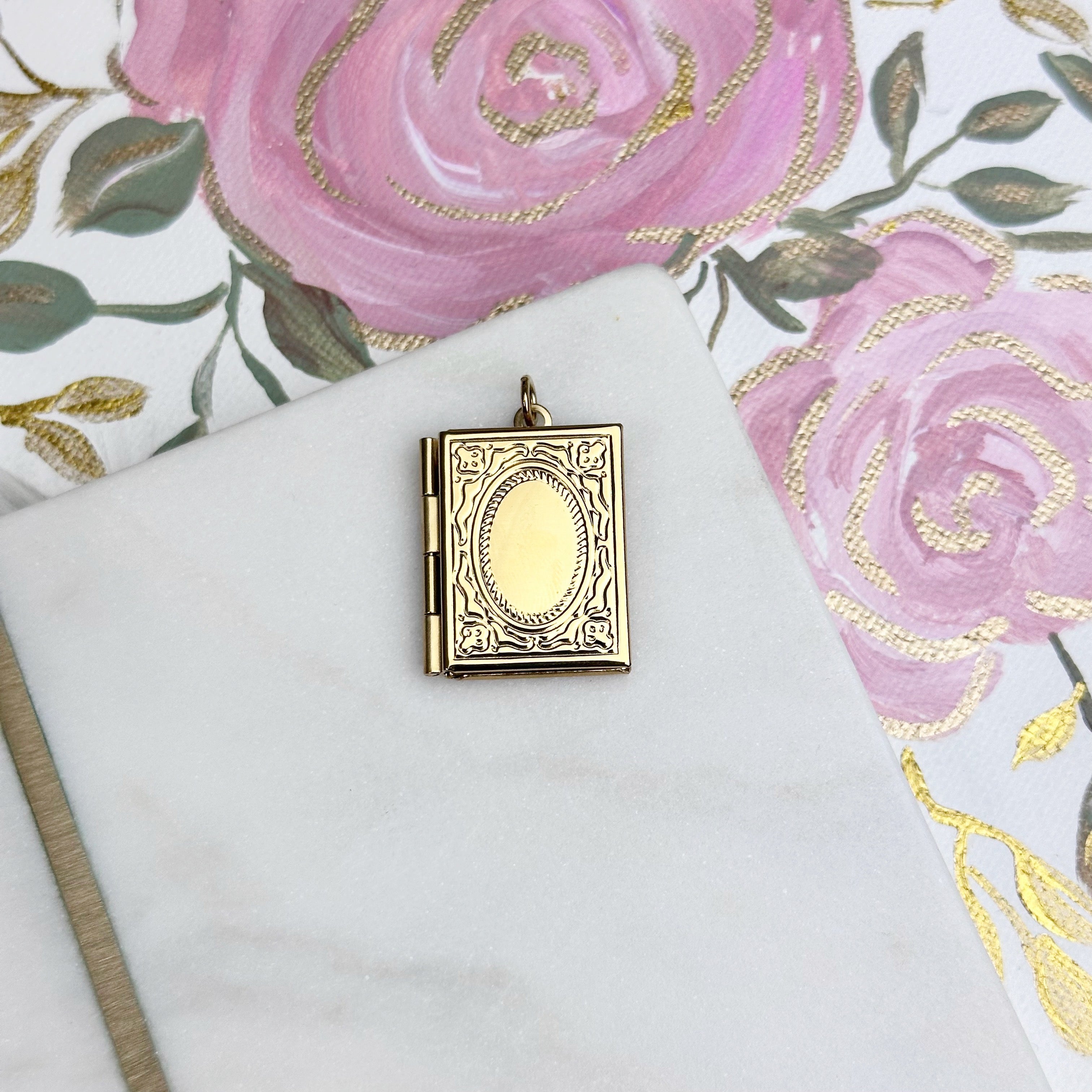 The Book Locket Necklace