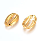 Cowrie Shell Gold Charm