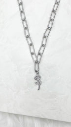 The Rose Necklace (Silver)