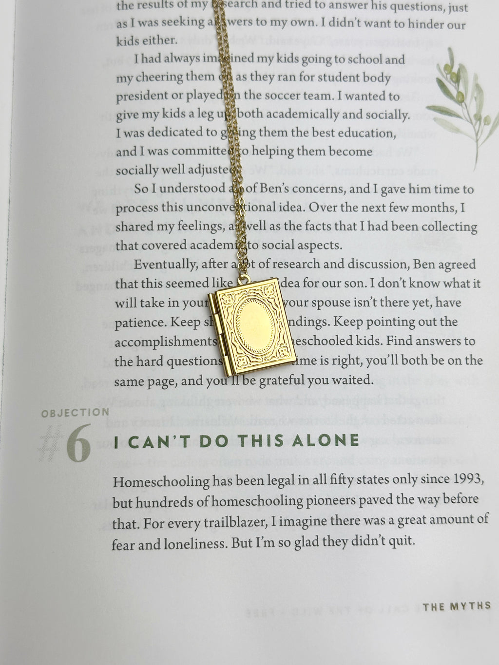 The Book Locket Necklace