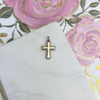 Faithful Cross Gold Charm
