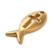 Load image into Gallery viewer, Fishermen of Men Gold Charm
