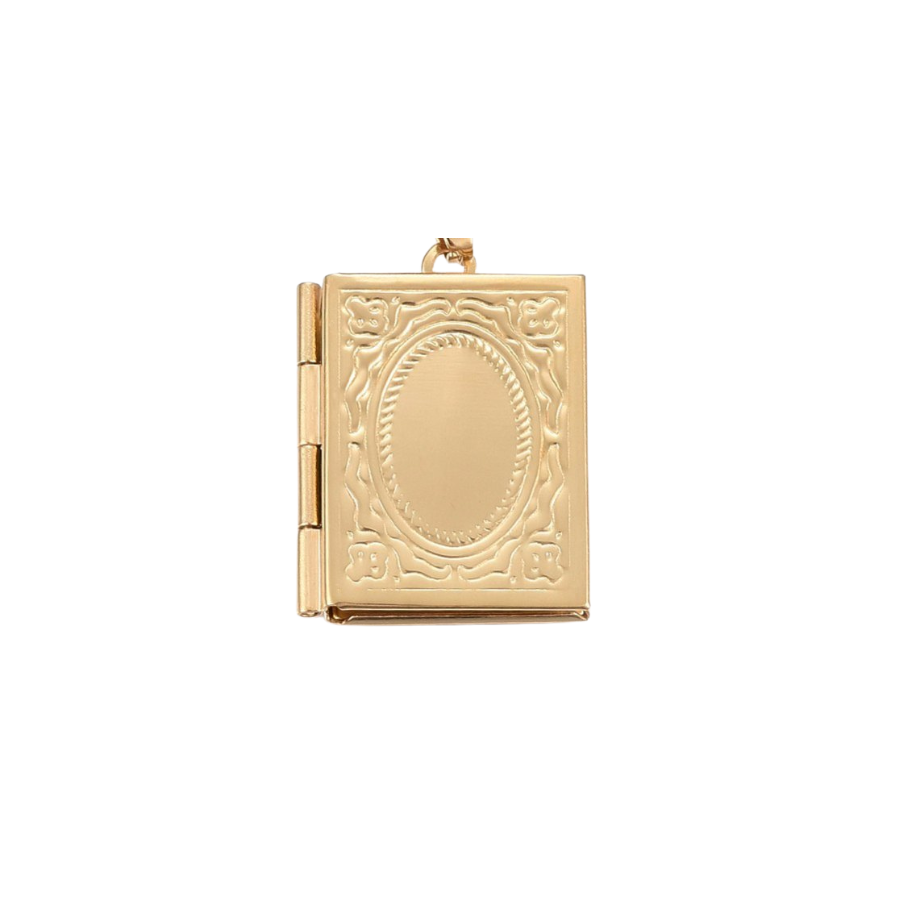 The Book Locket Charm