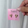 Bubble Heart Studs
