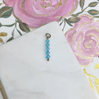 Bicone Crystals Charm