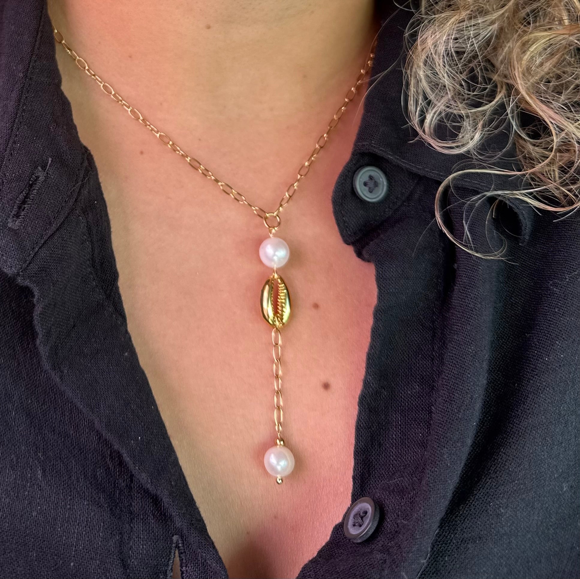 Golden Shoreline Necklace