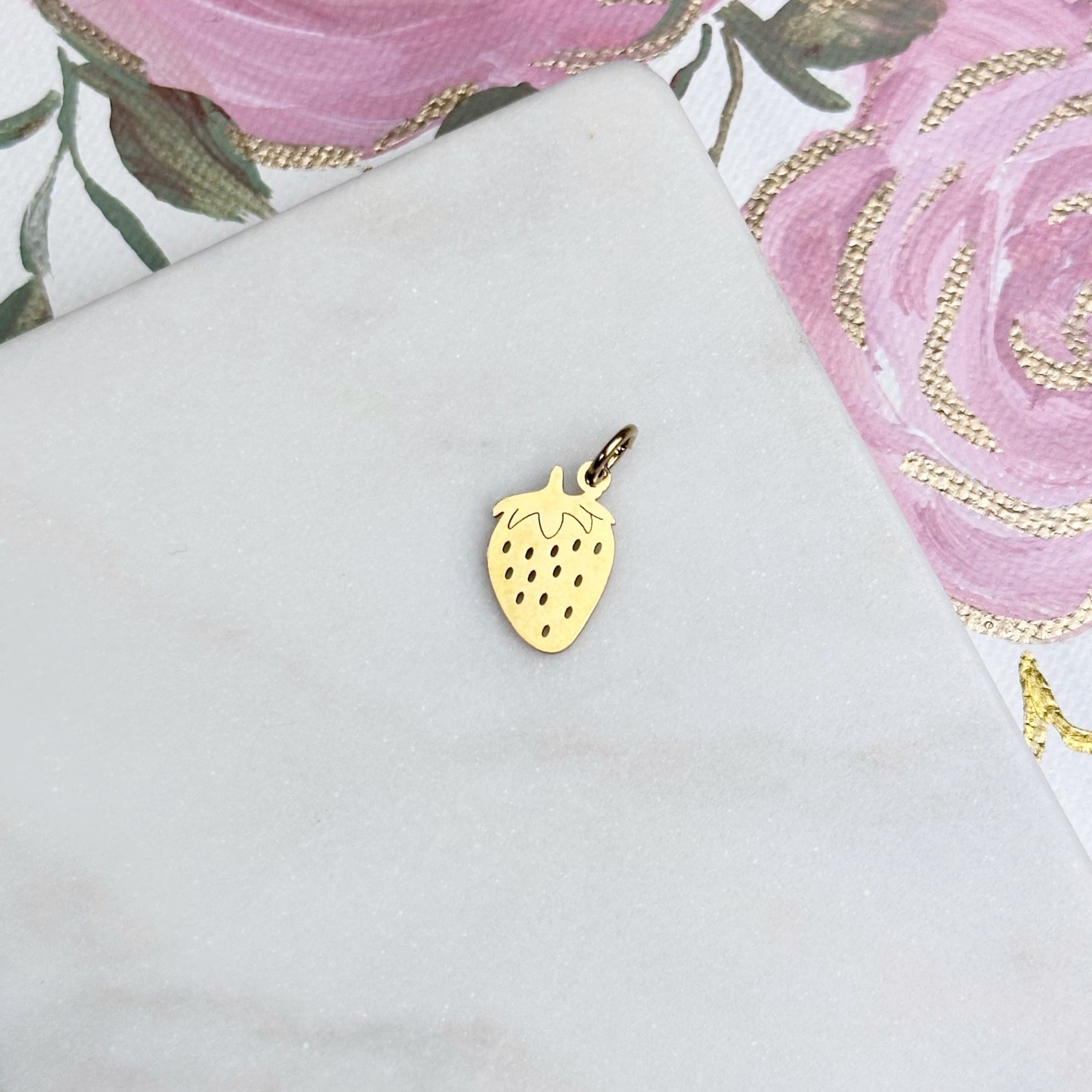 Dainty Strawberry Charm
