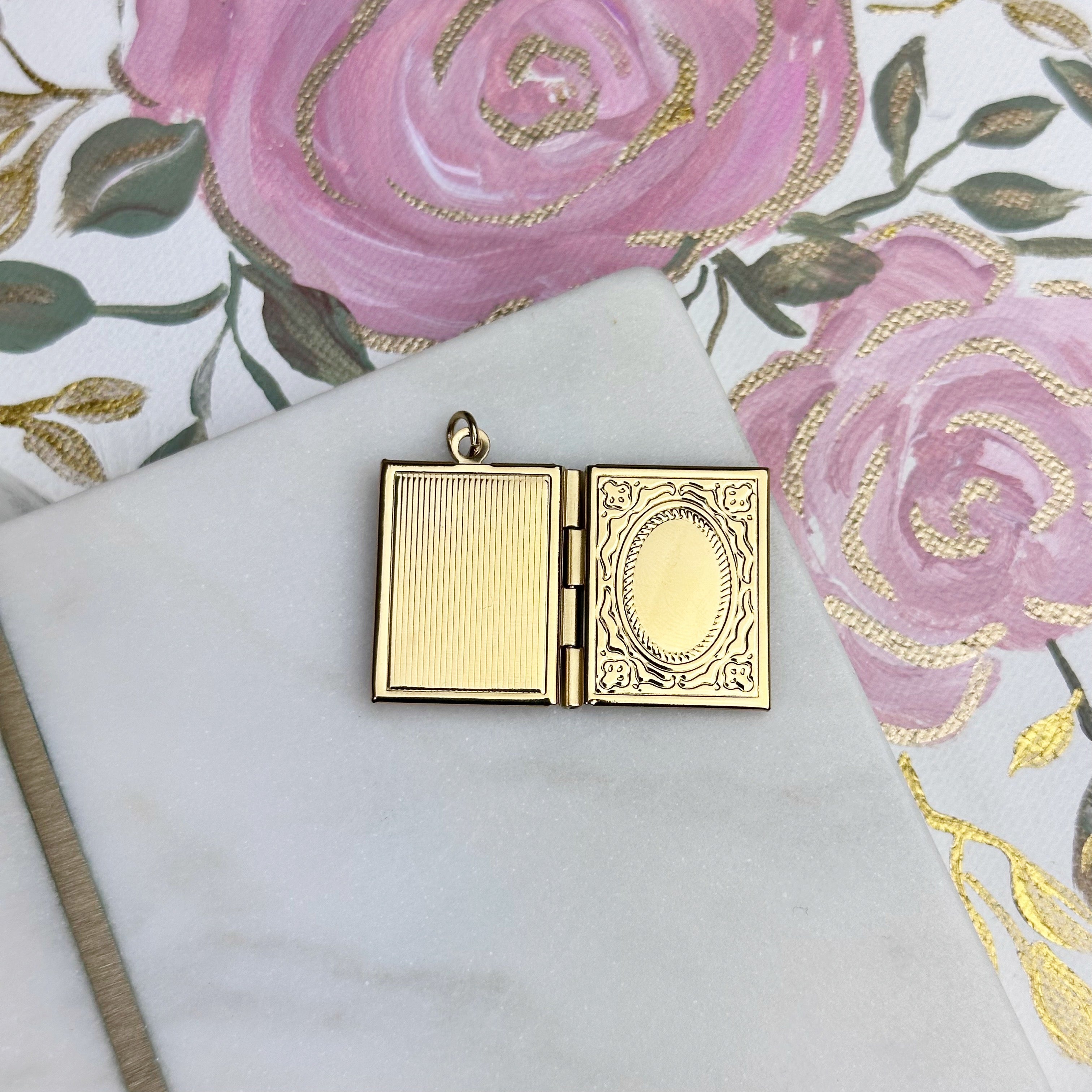 The Book Locket Charm