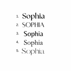 Personalized Girl Silhouette Charm