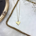 Large Heart Gold