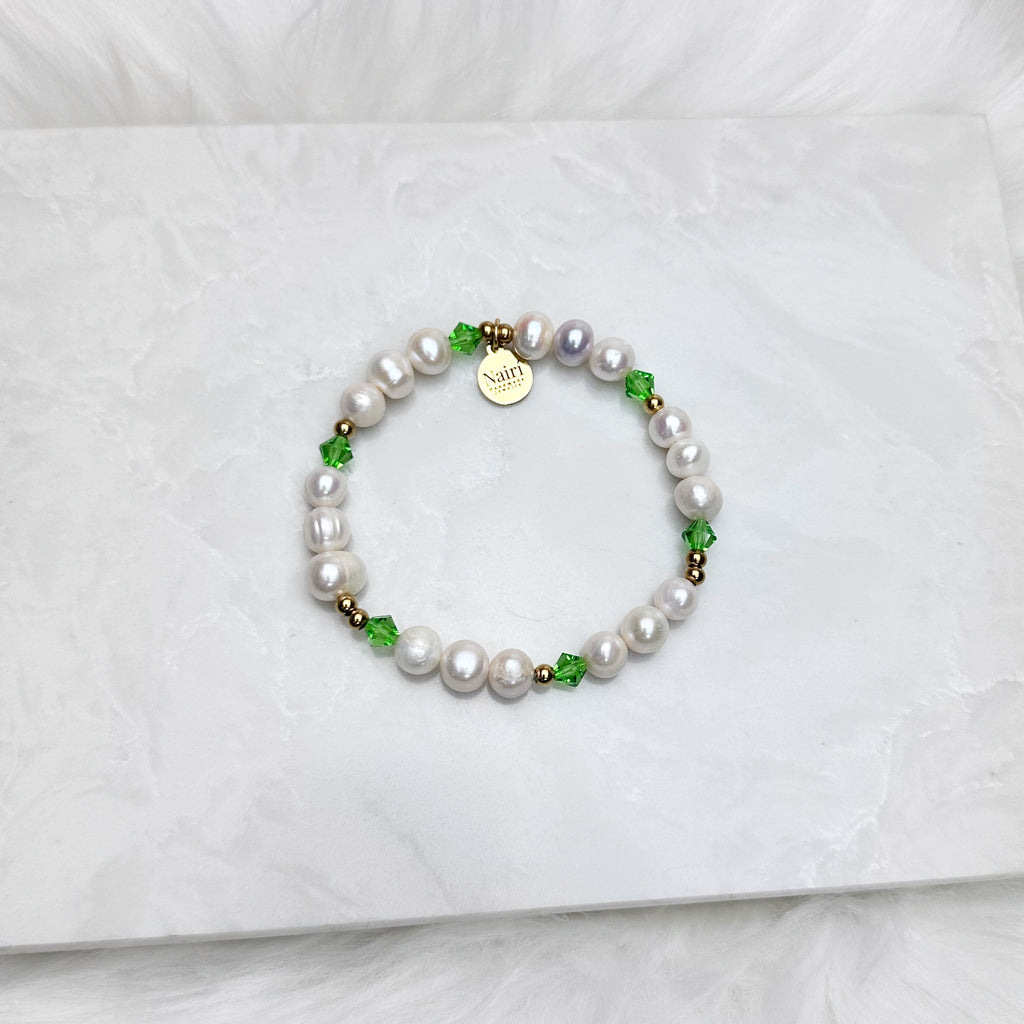 Peridot & Pearls