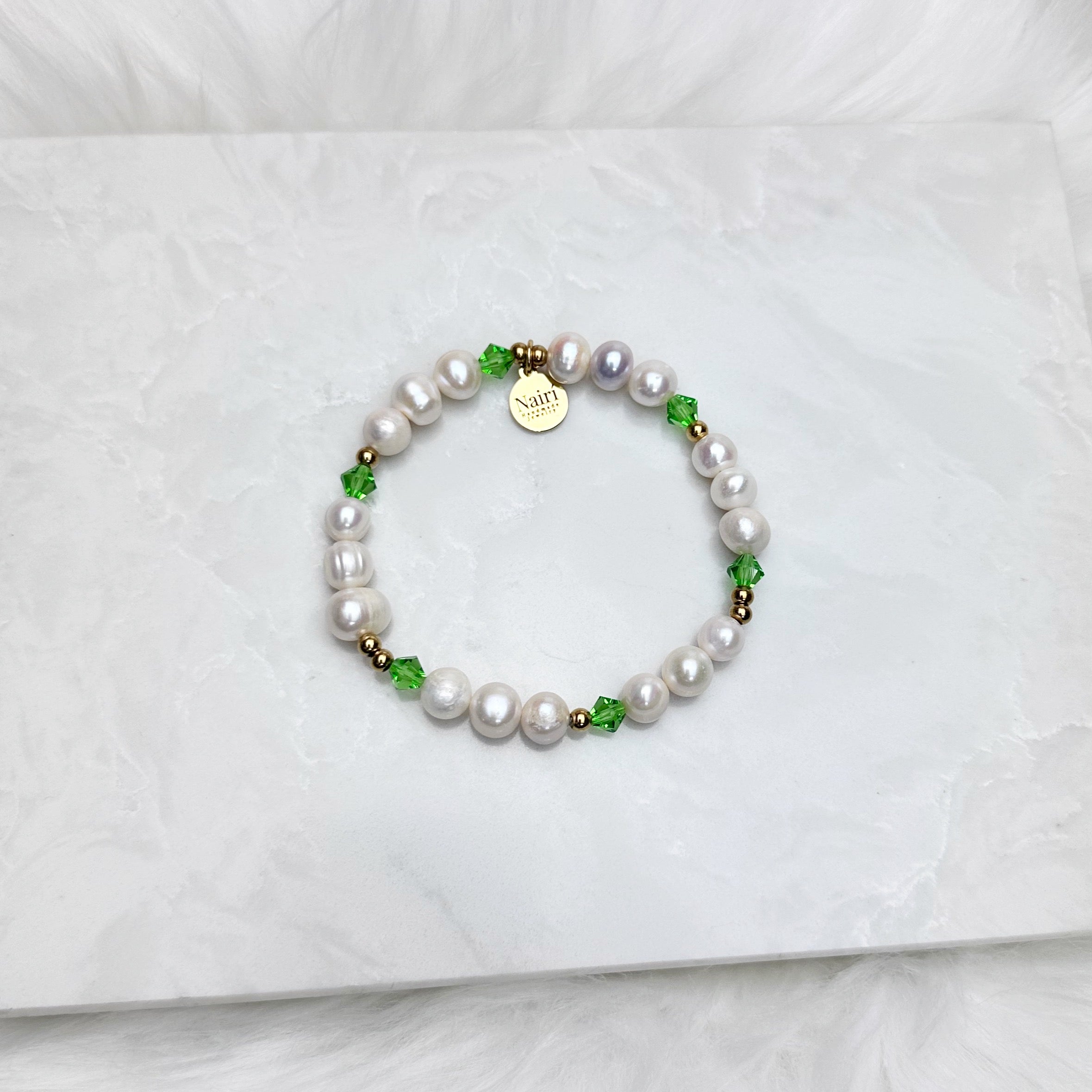 Peridot & Pearls