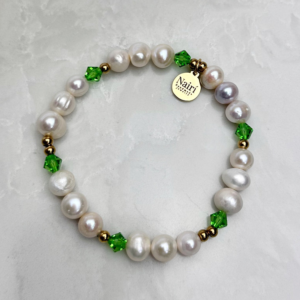 Peridot & Pearls