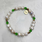Peridot & Pearls