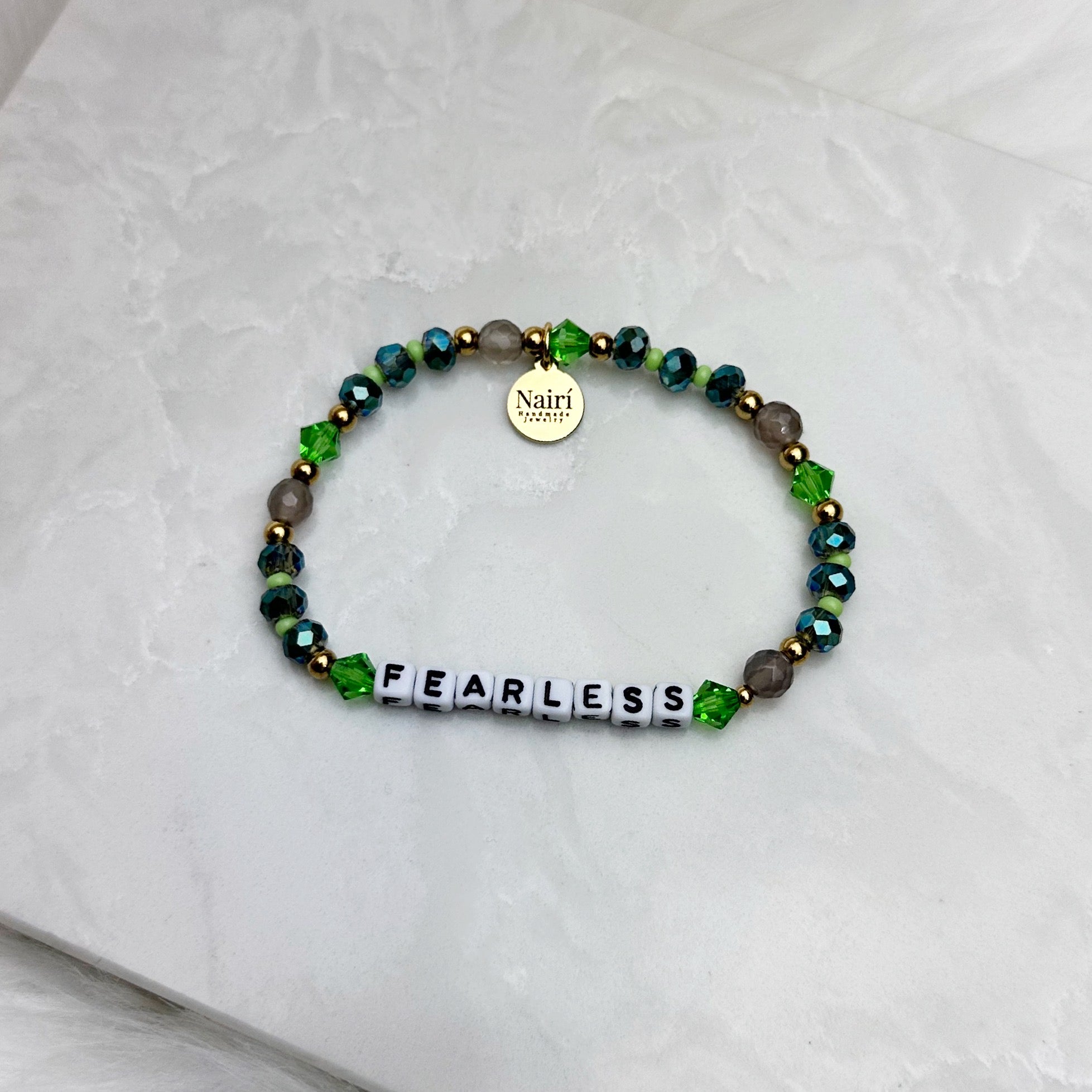 Green Fearless Bracelet