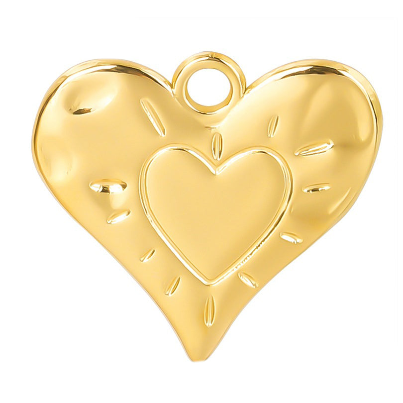 Radiant Heart Gold Charm