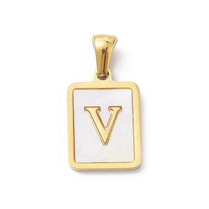 Mother Pearl Initial