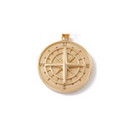 Guiding Compass Gold Charm