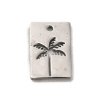 Palm Tree Silver Charm